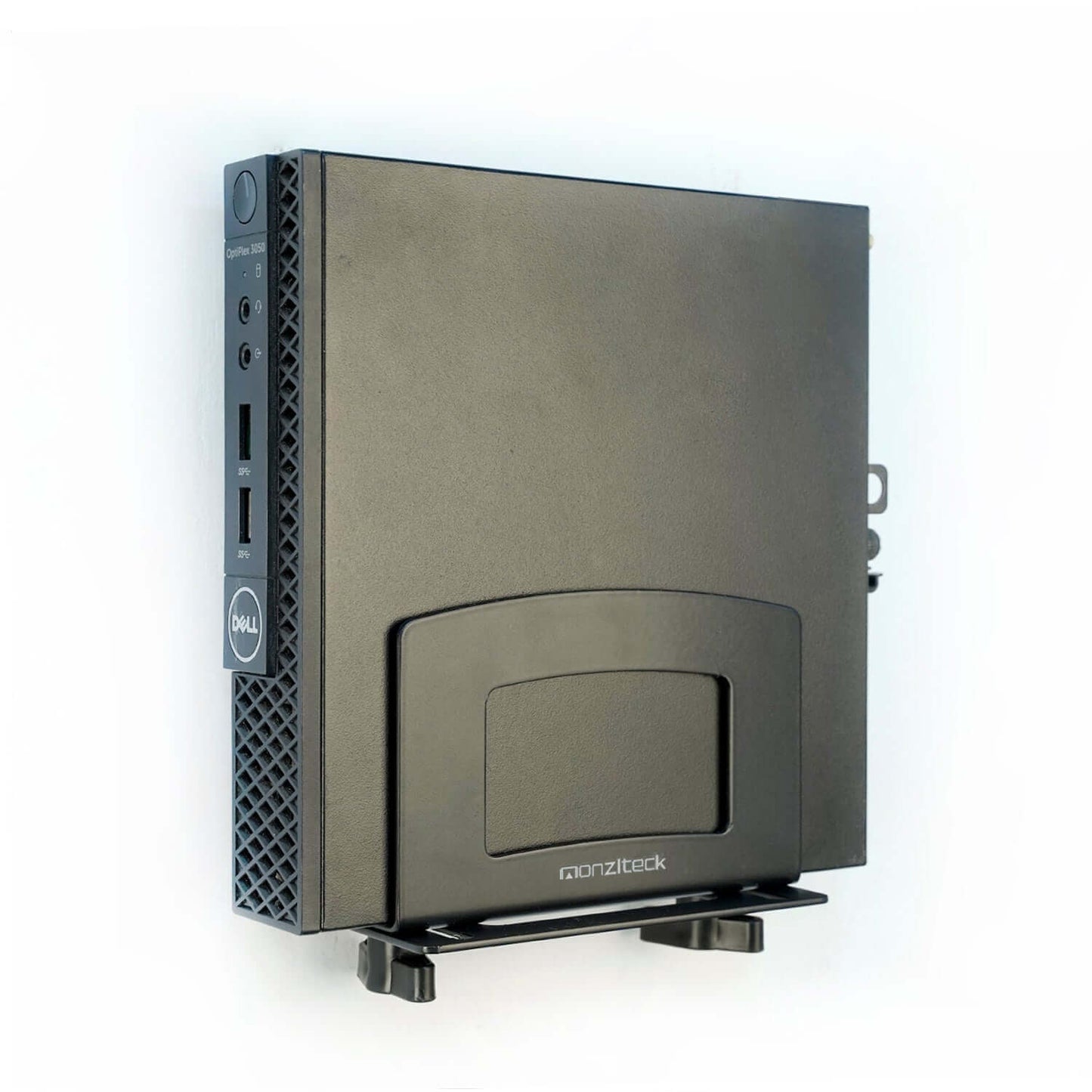 Monzlteck Adjustable Small Device Wall Mount Or VESA Mount Behind The Monitor |Design for Streaming Media Player, Switch, WII,Cable Boxes, Modems,Router,Power,Mini pc,mac Mini,OptiPlex MFF and More