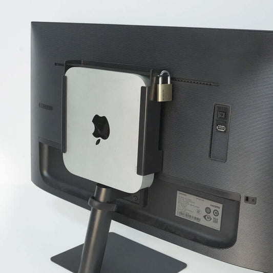 Anti-Theft Mount for Mac Mini-Wall Mount Under Desk Mount Or Monitor Vesa Mount for Mac Mini 2018-2021 M1 - Monzlteck