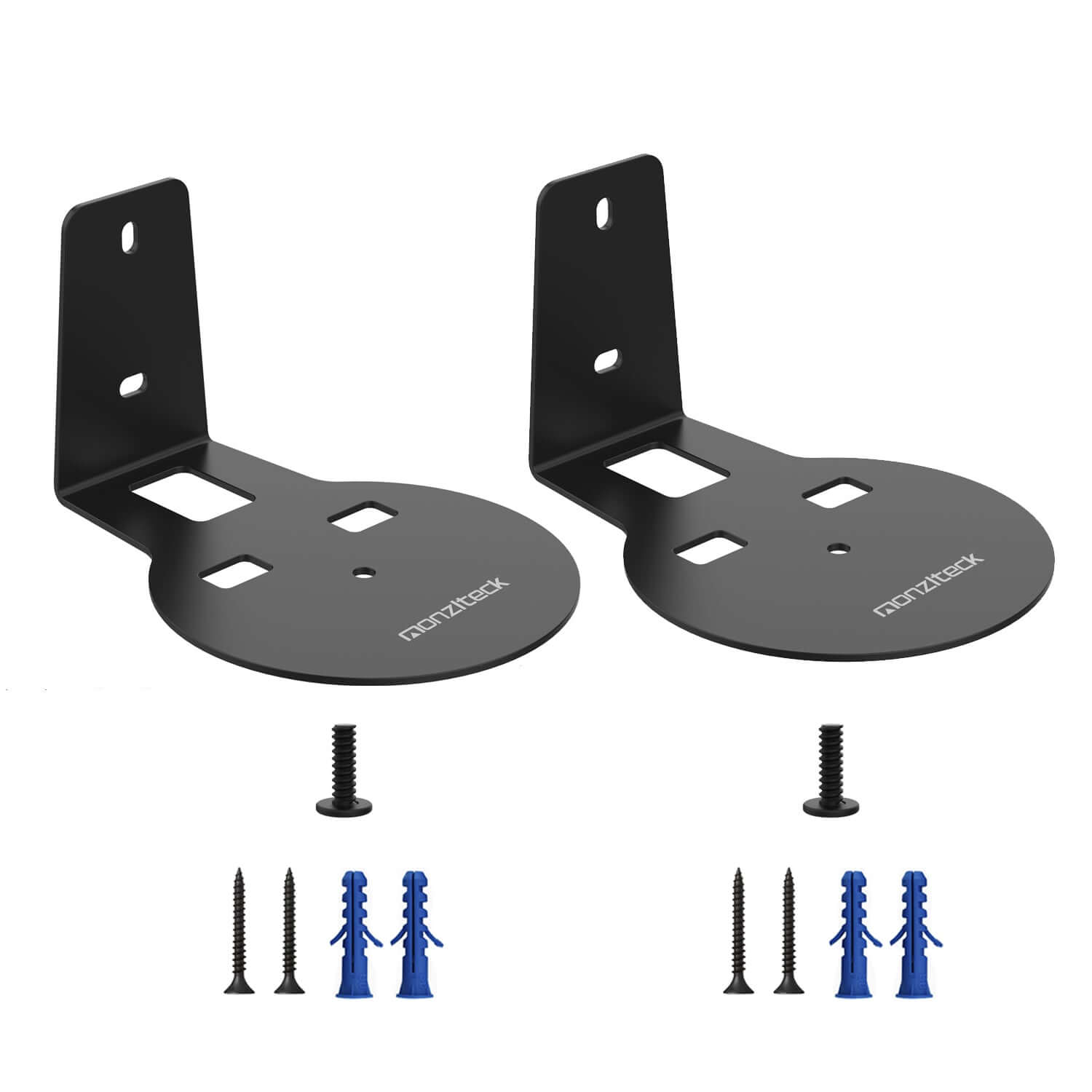 Monzlteck Wall Mount Bracket for Sonos Era 100 (WSE100) Black 2PACK - Monzlteck