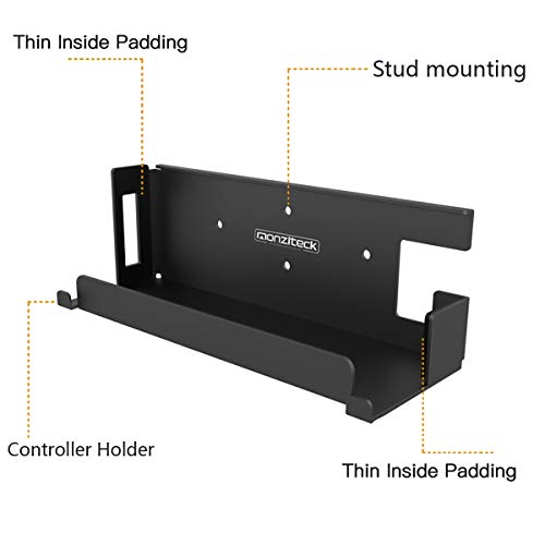 Wall Mount for Nintendo Switch Dock,compatiable with switch OLED,Make The Switch Near Or Behind Your Wall Mount TV - Monzlteck