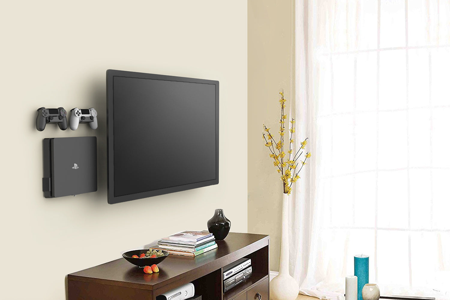 Monzlteck Wall Mount For PS4(PlayStation4) Slim - Monzlteck