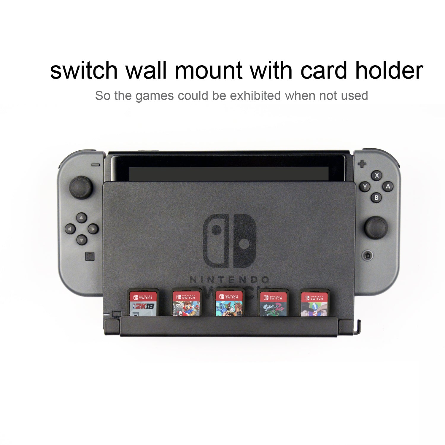 Wall Mount for Nintendo Switch+Controller Mount - Monzlteck