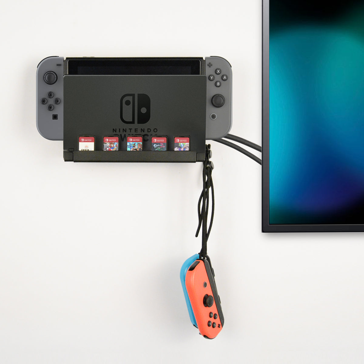 Wall Mount for Nintendo Switch+Controller Mount - Monzlteck