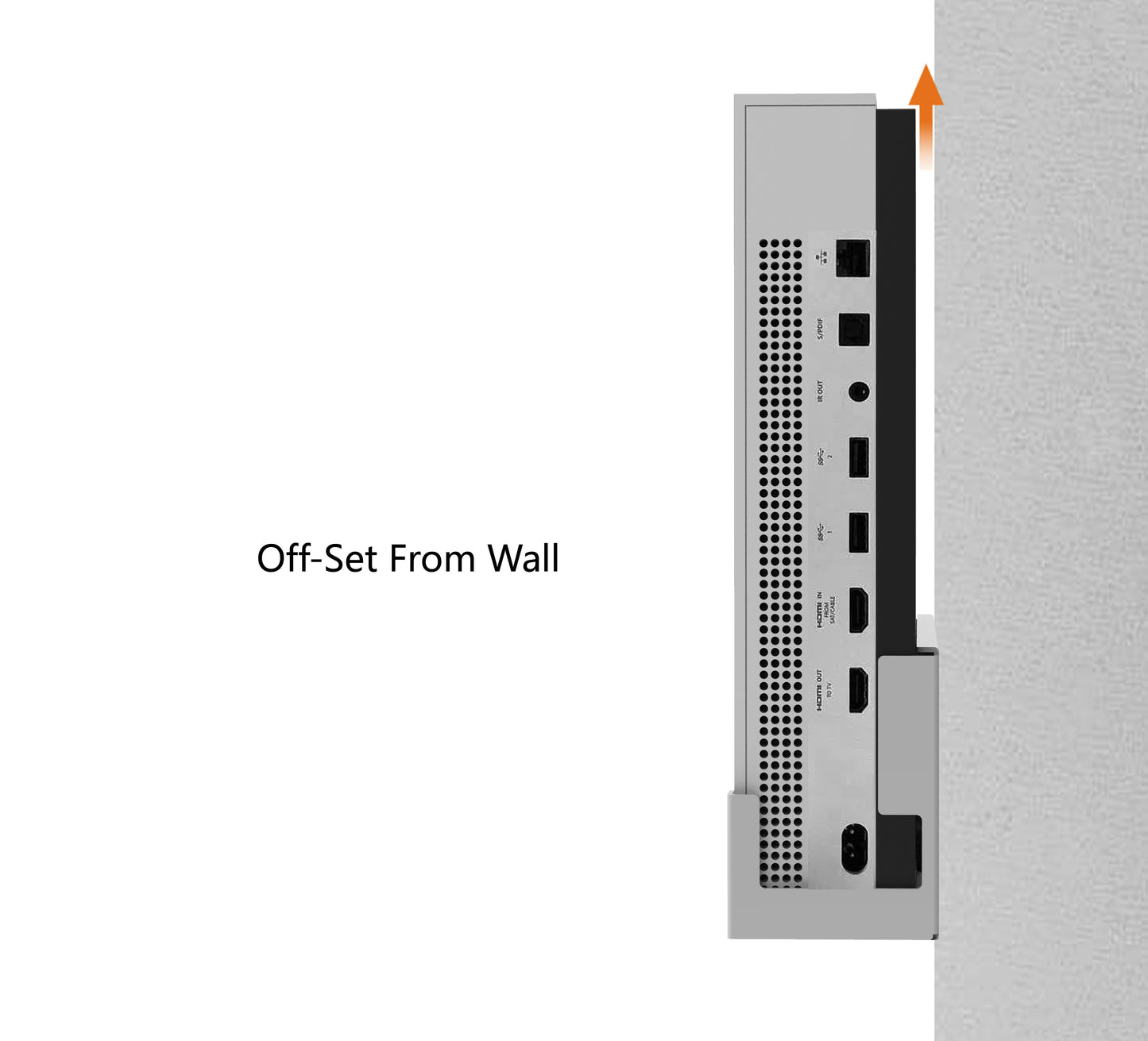Monzlteck Wall Mount For Xbox One S - Monzlteck