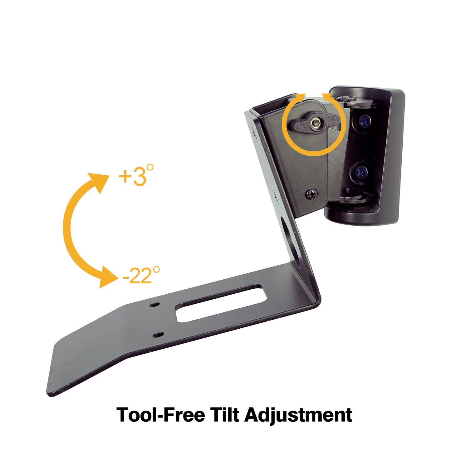 Monzlteck Sonos Era 300 Wall Mount Bracket – All-Metal Heavy Duty Steel, Adjustable Angle (-22° to 3° Tilt, ±45° Swivel)