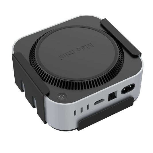 Monzlteck Mac Mini M4/M4 Pro & VESA Mount Dual-Purpose Under Desk/Wall Mount Bracket – Heavy-Duty Metal Bracket with Anti-Scratch Padding & Full Hardware Kit