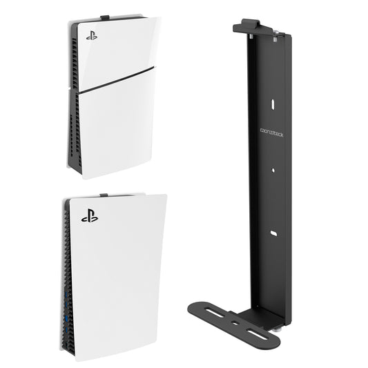 Monzlteck Wall mount for ps5/ps5 slim .Steel Mount Wall Holder Bracket for ps5 slim,Digital and Disc,Easy To Install