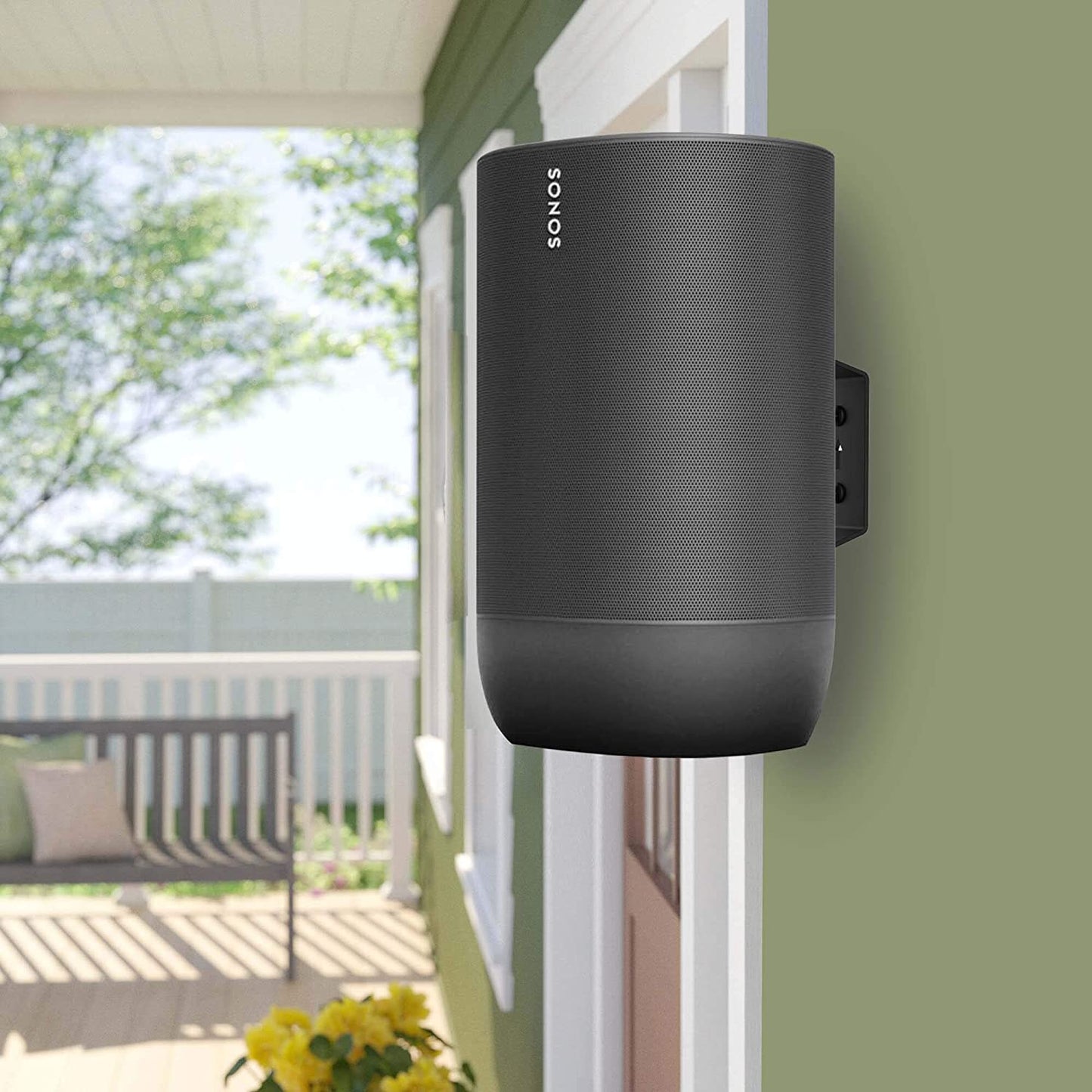 Wall Mount Holder For Sonos Move（2PACK）Indoor & Outdoor Mount ,Smart Portable Speaker Holder