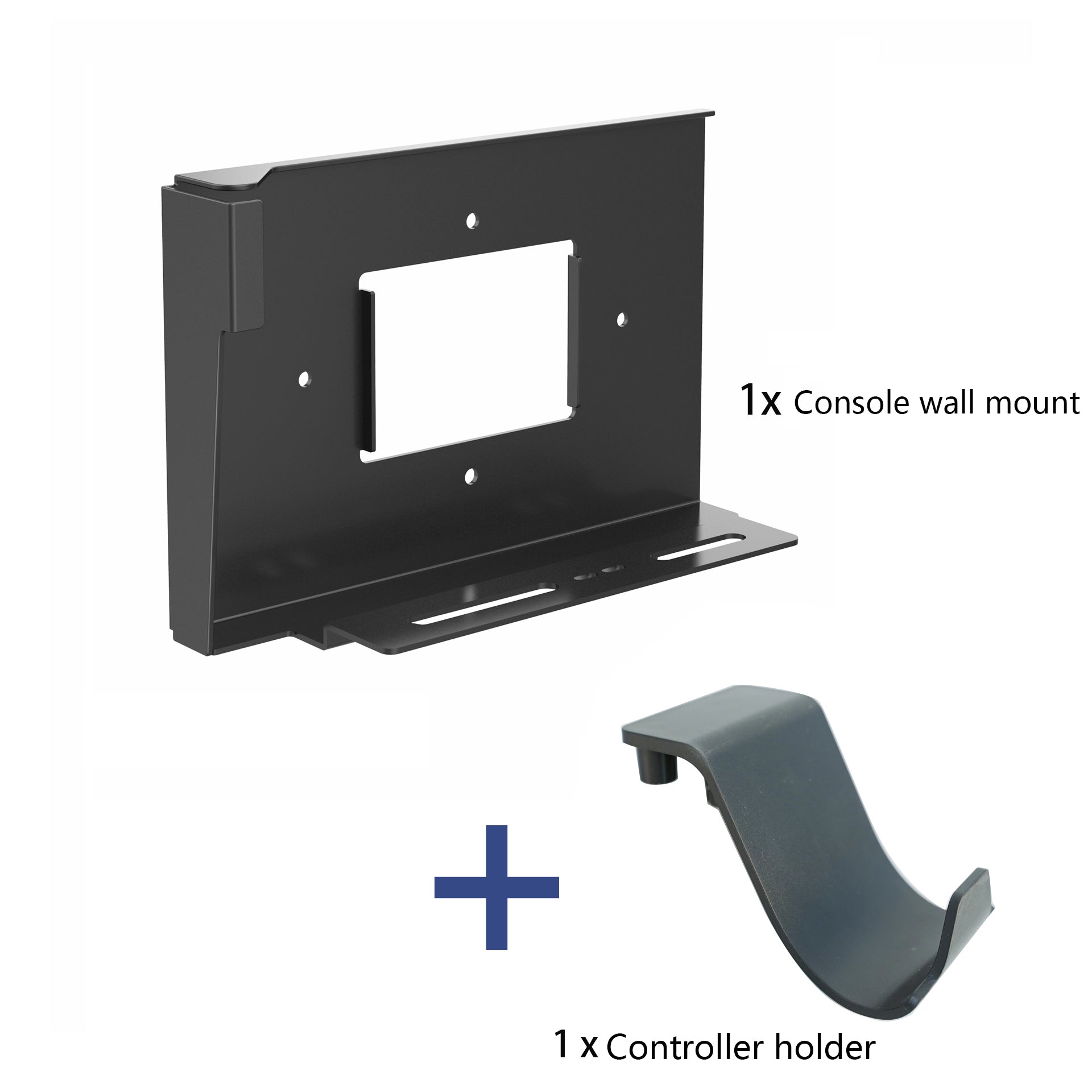 Monzlteck Under Desk Holder for PS5,Stealth Mount Compaitble with  Playstation 5 Disc & Digital Edition Console