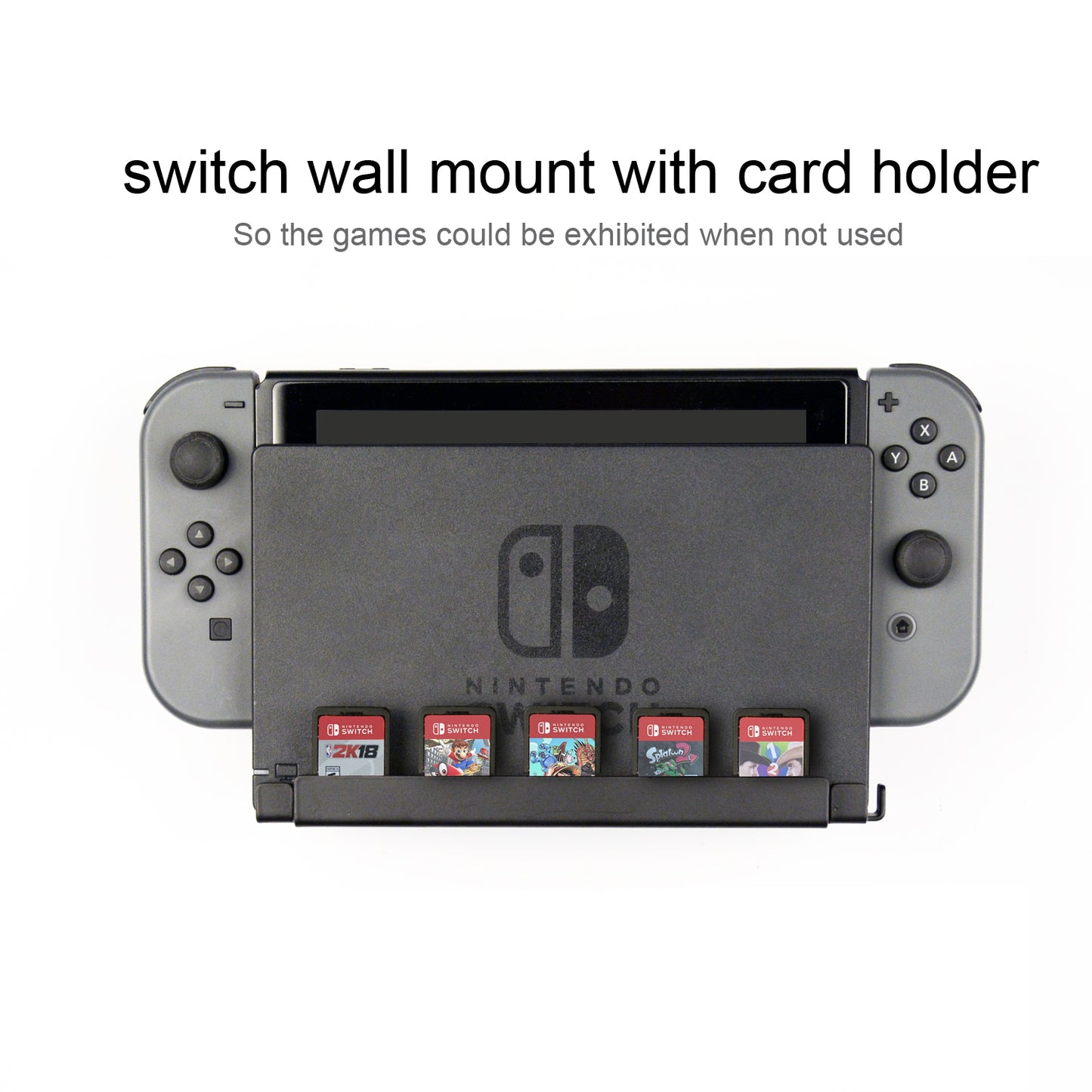 Wall Mount for Nintendo Switch+Controller Mount
